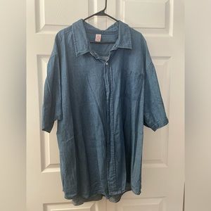 Open Trails jean button down collared shirt